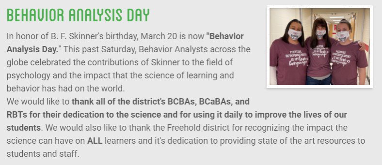 FTS_BCBAteam's tweet photo. scroll through for this week’s edition of the Behavior Beat! ✨
#BehaviorBeat #tweet_the_beat @MrsFilozof_FTS @robyn_klim @FTSCleffi https://t.co/d94KWtc92H
