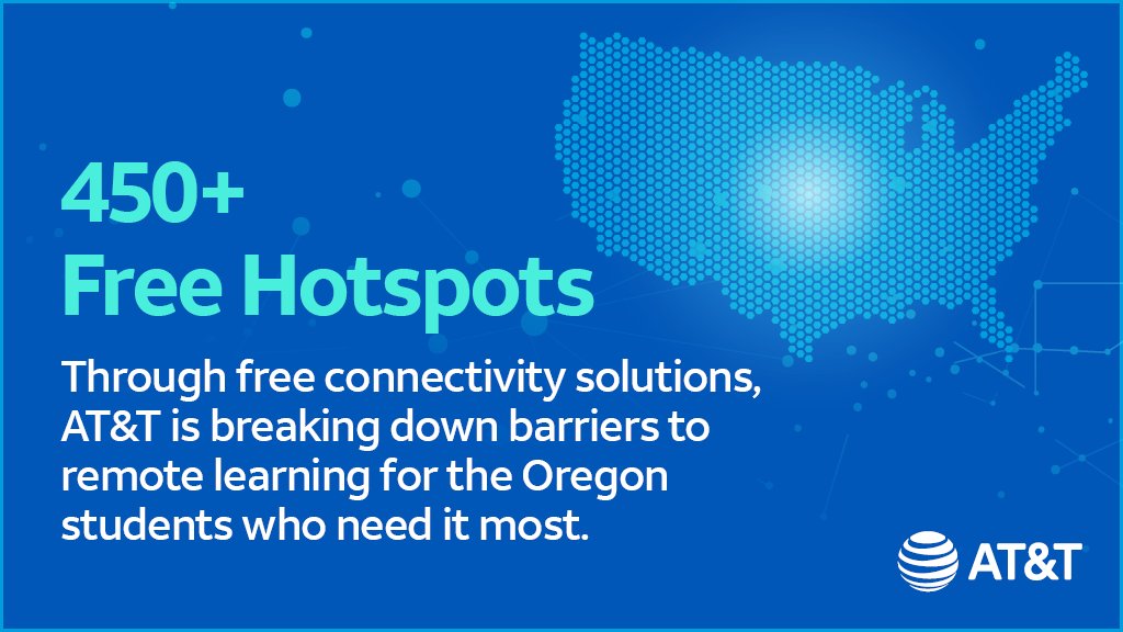 George Granger (@georgegrangeror) on Twitter photo Through free connectivity solutions, <a href="/ATT/">AT&T</a> is breaking down barriers to remote learning for the Oregon students who need it most. <a href="/Centro_WashCo/">Centro Cultural</a> & Long Creek School district will receive 450+ free hotspots & data to help narrow the #HomeworkGap. Learn more: pacificregion.att.com/centro-cultura… Through free connectivity solutions, <a href="/ATT/">AT&T</a> is breaking down barriers to remote learning for the Oregon students who need it most. <a href="/Centro_WashCo/">Centro Cultural</a> & Long Creek School district will receive 450+ free hotspots & data to help narrow the #HomeworkGap. Learn more: pacificregion.att.com/centro-cultura…