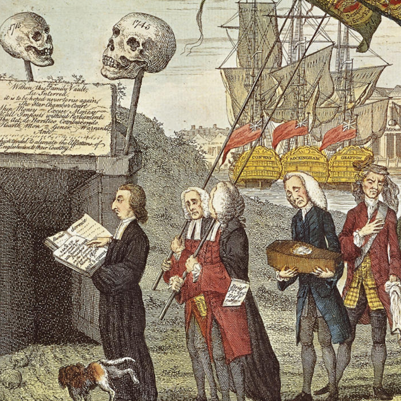 HISTORY's tweet photo. On #ThisDayInHistory in 1765, the British government passed the Stamp Act. The legislation levied a direct tax on all materials printed for commercial and legal use in the colonies, from newspapers and pamphlets to playing cards and dice.