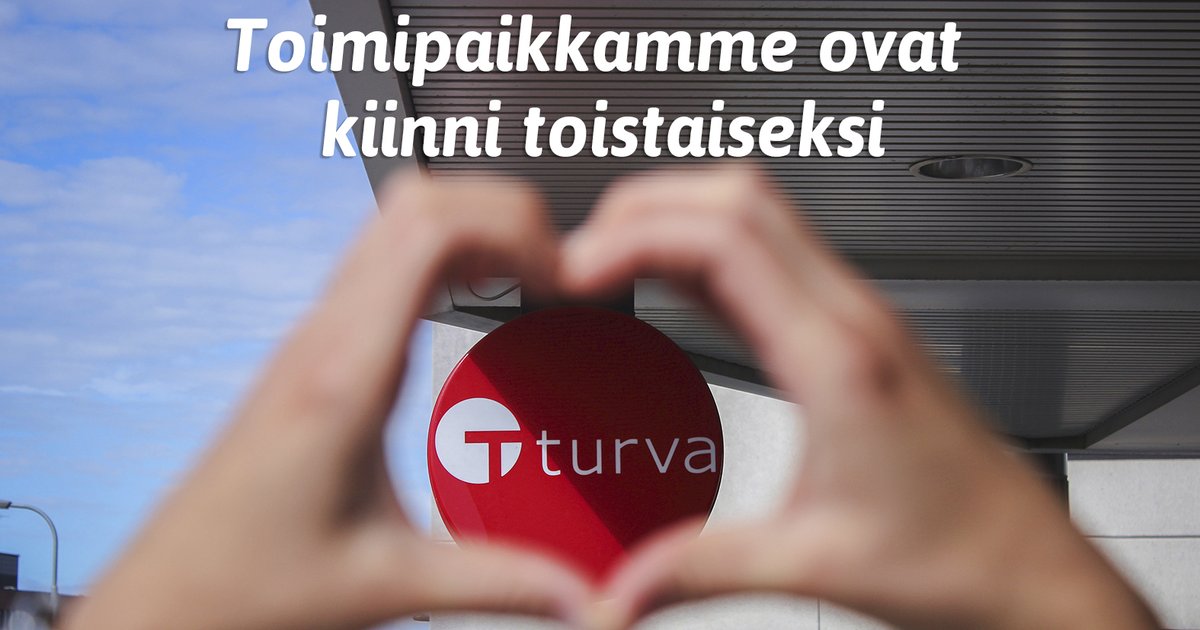 TurvaVakuutus's tweet photo. Koronatilanteen vuoksi toimipaikkamme pysyvät toistaiseksi kiinni ja seuraamme tilanteen kehittymistä tiiviisti. Tavoitat turvalaiset jatkossakin puhelimitse, verkossa ja videoneuvottelun avulla. Kaikki yhteystietomme löydät kootusti osoitteesta https://t.co/5A2PR47LcT ❤️ https://t.co/QybNxj7Jnb