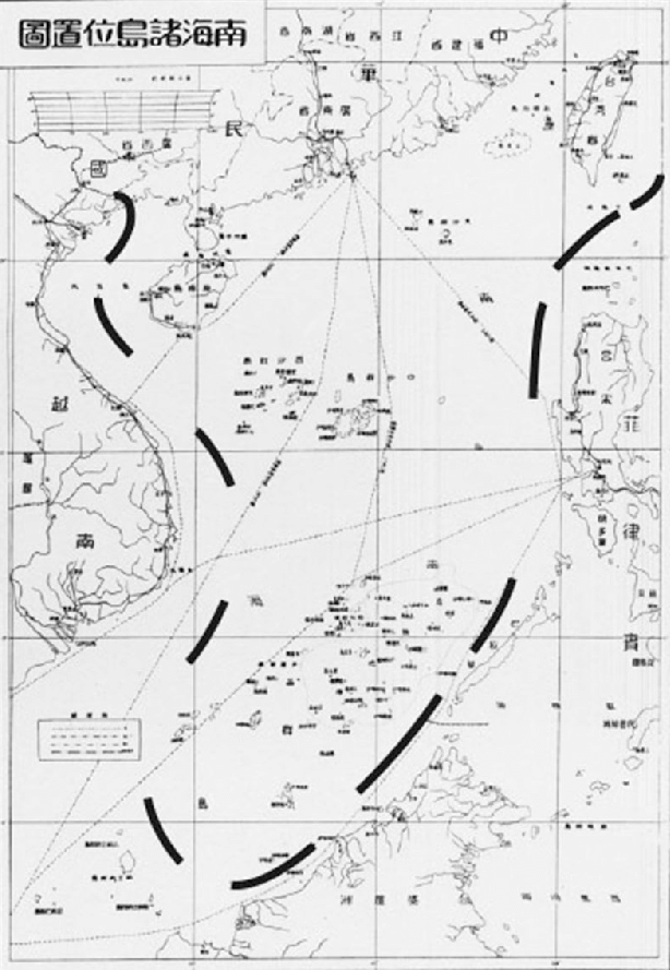 7/At that time, ROC drew the 11-dash lines to claim over the whole South China Sea, which was inherited by the People Republic of China (PRC) later on. After defeating the ROC in 1949, the PRC took control of half of Paracel island, while the ROC retained control of Itu Aba.