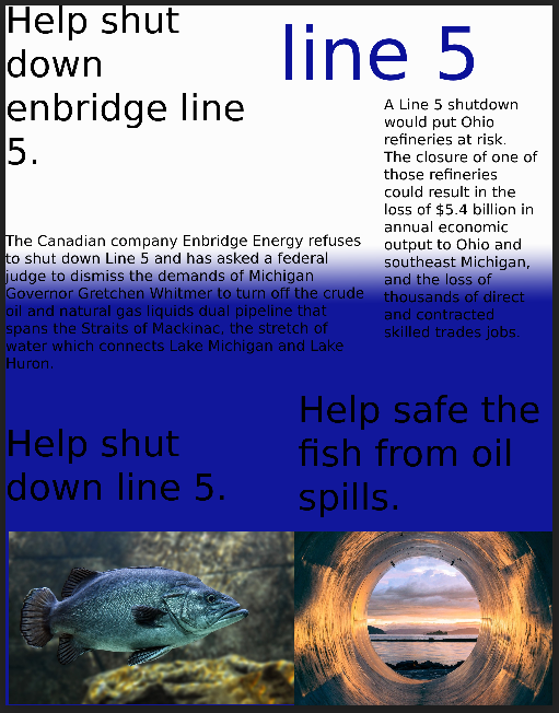 EgloffClass's tweet photo. This is about line 5 You should read this because I might help keep dirty water clean and help shut down line 5
 Enbridge.
#greatlakes2me
#water2me https://t.co/lquX8P0cqZ