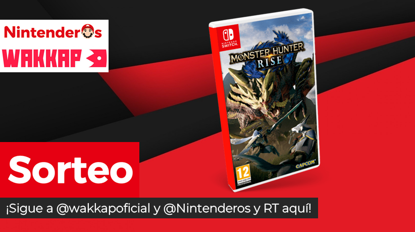 Nintenderos's tweet photo. ¡Sorteamos otra copia de Monster Hunter Rise para Nintendo Switch!

1⃣ Sigue a @wakkapoficial y @Nintenderos 
2⃣ RT aquí

¡Suerte! - https://t.co/S3T0qJAUyt https://t.co/De1ZVvfgTb
