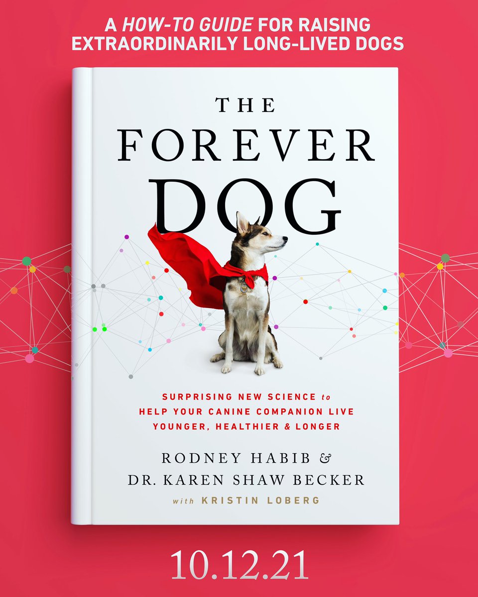 Finally, we have a cover for our book!

Coming this fall, a how-to guide for raising extraordinarily long-lived, happy dogs. foreverdog.com