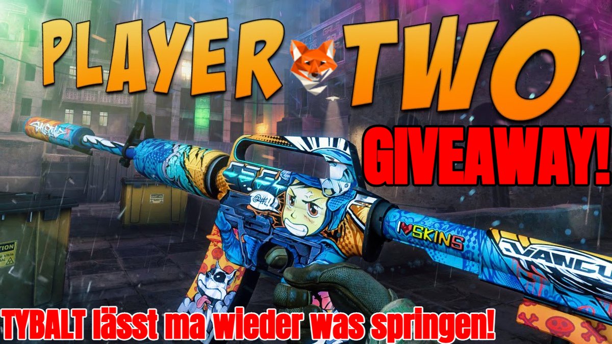 tybalTtv's tweet photo. ⚠️⚠️GIVEAWAY⚠️⚠️

Als kleines Dankeschön für den Support in den letzten Wochen!🎁

Gewinn eine "M4A1-S Player Two" in field tested.

✅Folge mir
✅Retweet &amp; like den Beitrag
✅Markiere 2 Freunde

Der Gewinner wird am 11.04. bekannt gegeben! 
Viel Glück ihr kleinen Gambler!🦊 https://t.co/LnaR0W38q3
