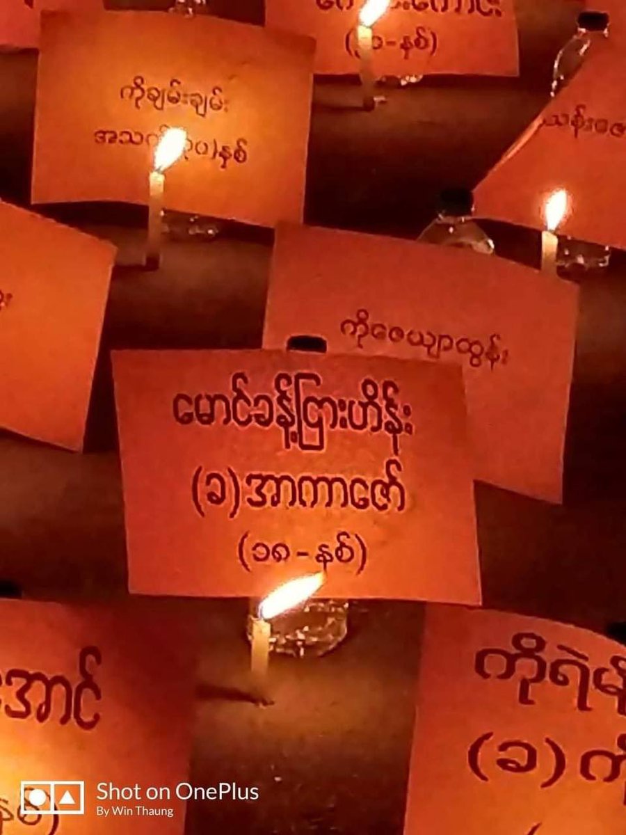 ofmirae's tweet photo. Anti-military regime spiritual strike with names of the fallen heros is done in Hsipaw, Northern Shan State.
STRENGTH OF UNITY 
#WhatsHappeningInMyanmar  #Mar22Coup https://t.co/x1zaX596YZ