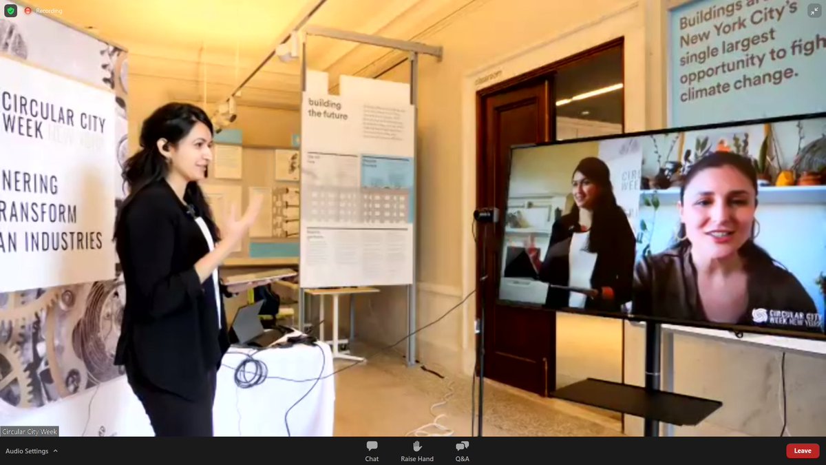 HotspotNordic's tweet image. 600 people have registered for #CircularCityWeek kicking off today! The @CircularWeek Opening Ceremony is now taking place with:
- @ashsukhdev of @circulareconomy
- Nicole Spina of @NYCEDC
- @RUBICONMethod of @Rubicon 
- @OliverDvH of @Freshfields
- @oconnell_scott of @DellTech