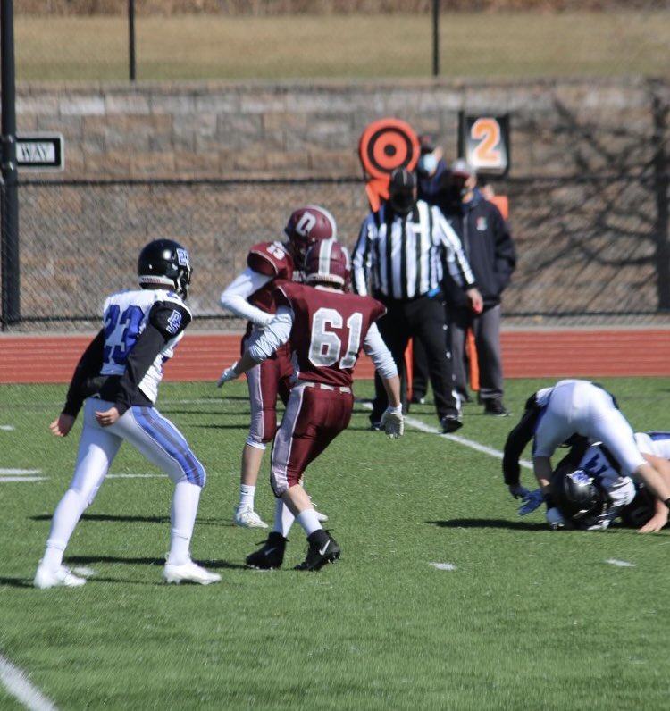 aobrien78's tweet photo. I got to see my son play in his first high school football game this weekend. I went to my first Marauder game in 1984 with my neighbors. It’s a crazy thrill watching him play for the team I’ve loved so long. #61 I love watching you play!🏈 #DedhamPS @DedhamAthletics https://t.co/IWJP08faI9