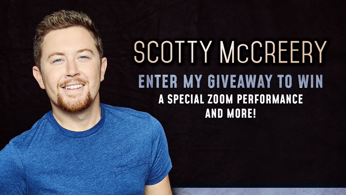ScottyMcCreery's tweet photo. You can enter for a chance to win a Zoom call with me, a record player, and so much more by streaming #YouTime. Check out my giveaway link for your shot to win. Good Luck!  https://t.co/iv91lkOAbs https://t.co/7N7pztRQYd