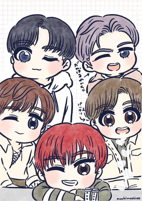 みんなでウィンク…??

#JO1fanart #JO1 #河野純喜 #豆原一成 #川西拓実 #與那城奨 #川尻蓮 