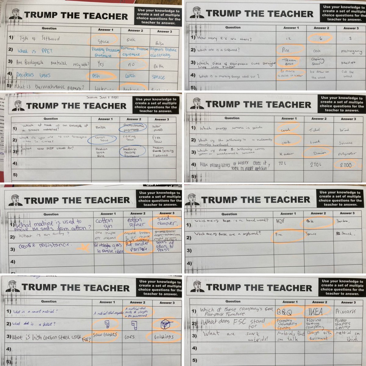 NED_DT's tweet photo. Great to see students trying to trump me today with their MPQ questions from year 7-10. #retrieval https://t.co/dTQhy9BWpl