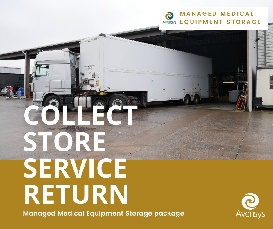 AvensysUKLtd's tweet photo. Outsource your medical equipment storage to Avensys for a high quality, hassle free service. Our logistics team will arrange collection of your equipment and transport it to our secure, climate-controlled storage facility. Regular functional checks &amp; routine servicing. https://t.co/bq0srJBLpA