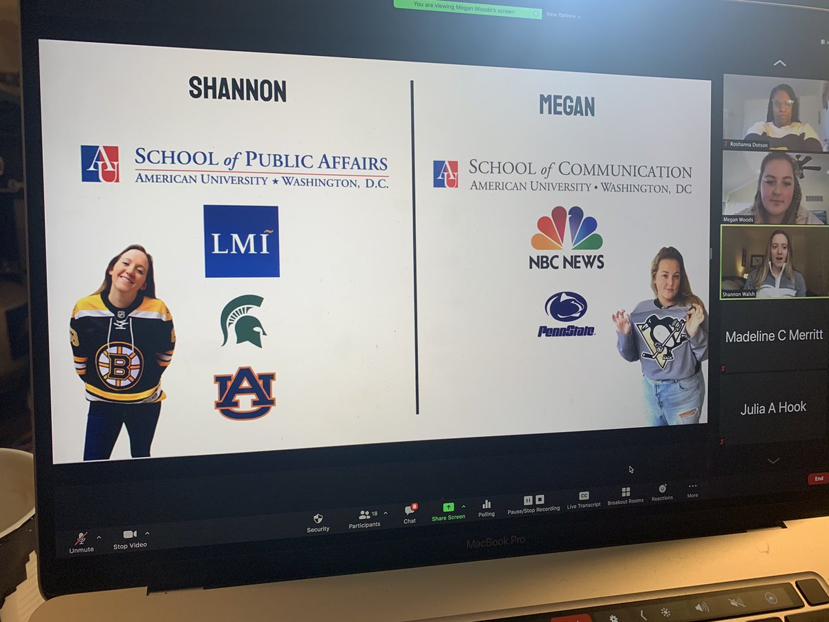Thanks to @SSweetheartsPod’s @swalshy63 @MissMegRach for visiting #AUDigitalComm! Lots of great info on #branding & what they’ve learned thru their show analytics. #socialdata