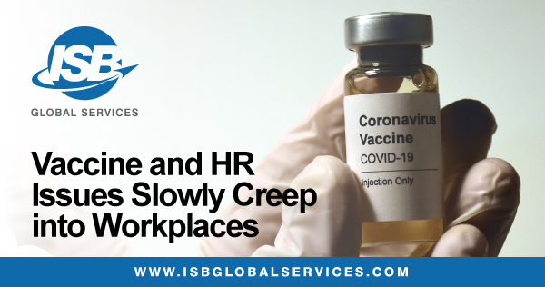 ISBGlobal_S's tweet photo. Vaccine and HR issues are slowly creeping into the workplaces as the #Vaccine is released. Read about it here: https://t.co/Zp7hZX4Qp0

#HRTips #HRIssues #Coronavirus #ISB https://t.co/jf92j7NzEc