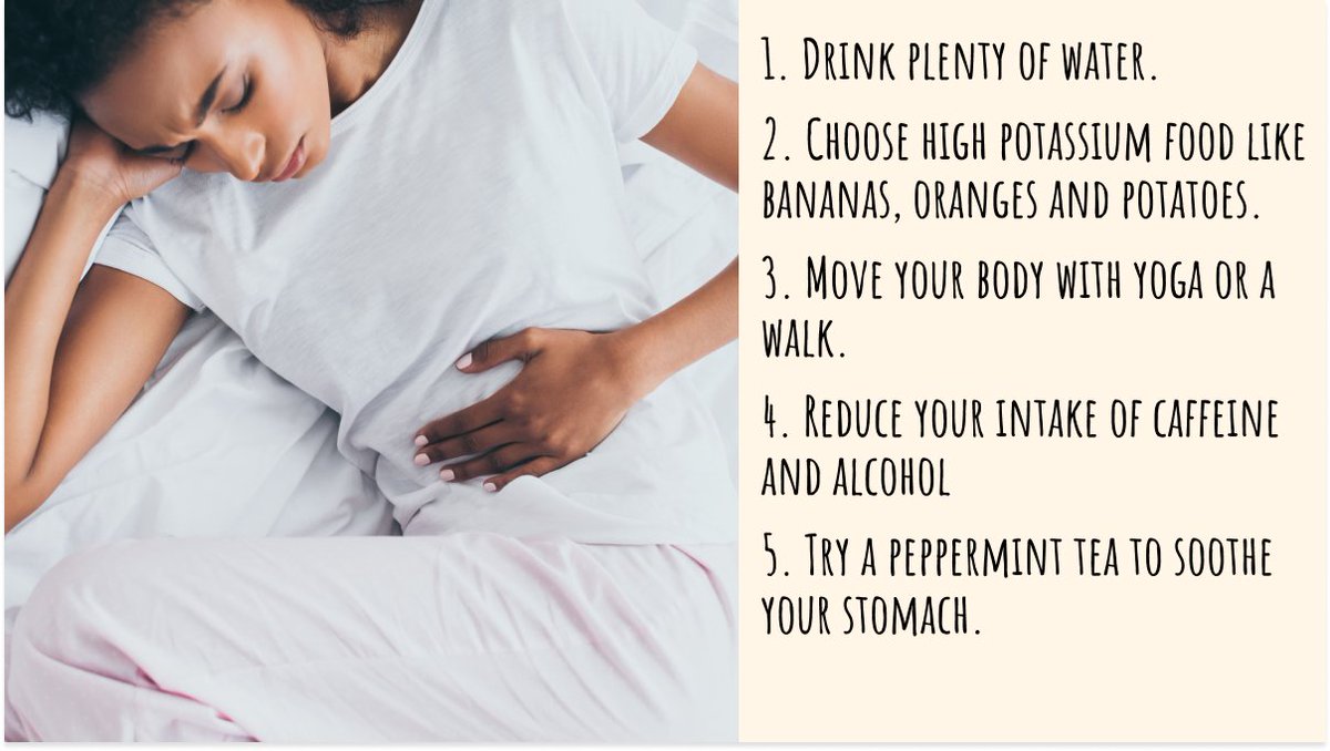 During your period, hormonal fluctuations can do a number on your stomach, causing gas and water retention which make you feel swollen and uncomfortable 🎈 Here are some simple tips to manage the bloat 👇 #periodproblems #PMS #womenshealth