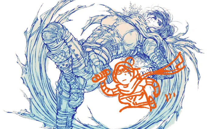 描きかけ!🌀 