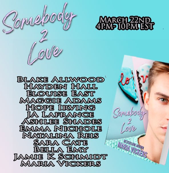 Jamiekswriter's tweet photo. #ItsAParty @mvauthor
#Somebody2Love #MariaVickers
#MMContemporary #Doctor #Nurse #GayRomance
March 22nd 4PM- 10PM EST
@Haney Hayes Promotions
*Books For Every Reader-*
https://t.co/laHHDhDHUg https://t.co/NrWoWR2bW8