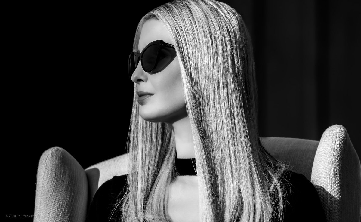 courtlynnreed's tweet photo. [Trump family monochrome series 2 of 7] Ivanka Trump, 2020.  Photos by Courtney Reed. https://t.co/hd8iYgCJqH
@IvankaTrump https://t.co/MPEzzcKQCM