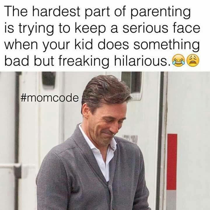 PerfectMomLOL1's tweet photo. ALL THE TIME!! My 5 year old said, "It's a good thing unicorns don't have two horns. That would just be f*%king weird." 😮

#PerfectMomLOL #HelpMyKidCurses #ThingsKidsSay https://t.co/mMhVtT9Mgt