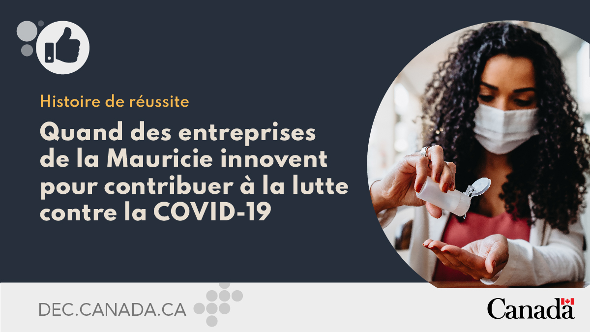 DevEconCan's tweet photo. S'adapter, créer des emplois et soutenir l'#économie de sa communauté face à l'adversité, c'est aussi ça être une #entreprise #innovante. Découvrez 3 entreprises de la #Mauricie qui ont su se réinventer pour le bien collectif 
👉 https://t.co/BeFbheRS2R https://t.co/kkFMtxaOKD