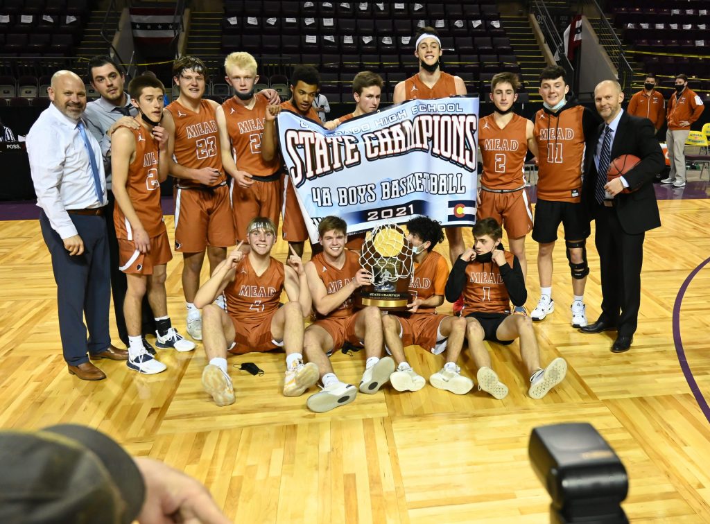 meadbball's tweet photo. There it is! Thank you to everyone that reached out! Thank you to everyone who supported this group all the way through! Total team effort. Proud of these guys!! #MeadBasketball #WeAreMead https://t.co/PS5ocBKleD