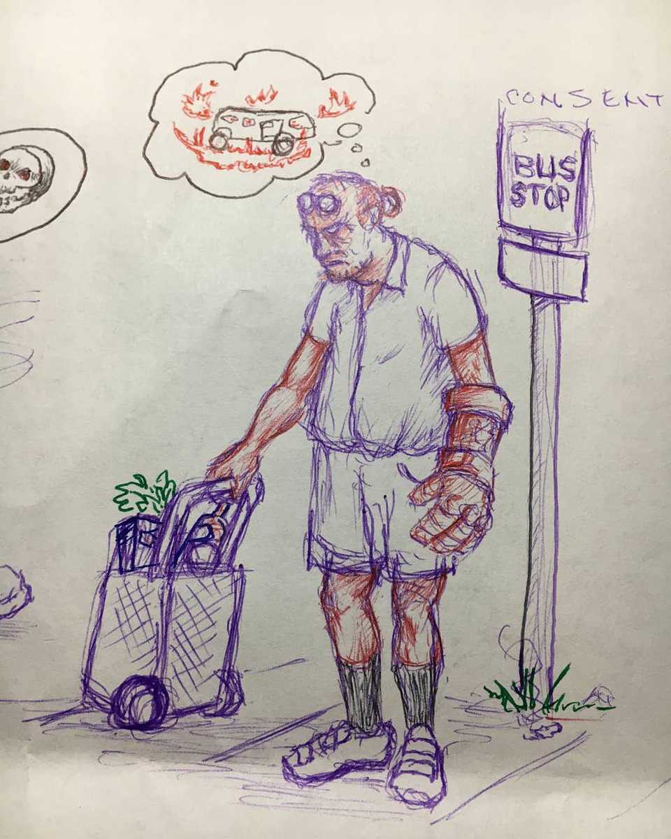 DougGra38399255's tweet photo. Ink pen and a sheet of paper doodling strangers Hellboy edition, only had time to Hellboy 2 strangers that day. Thanks again for any likes thrown my way, and get out and doodle your own strangers. #doodles #inkpendoodles #doodlingstrangers #sketchoftheday https://t.co/e4Y1Dcjncw