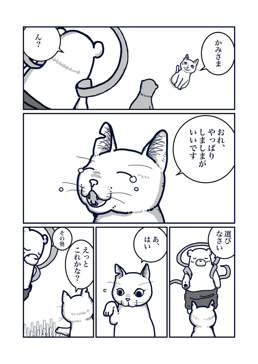しまった
縞々の日だった

 #キジ猫の日 