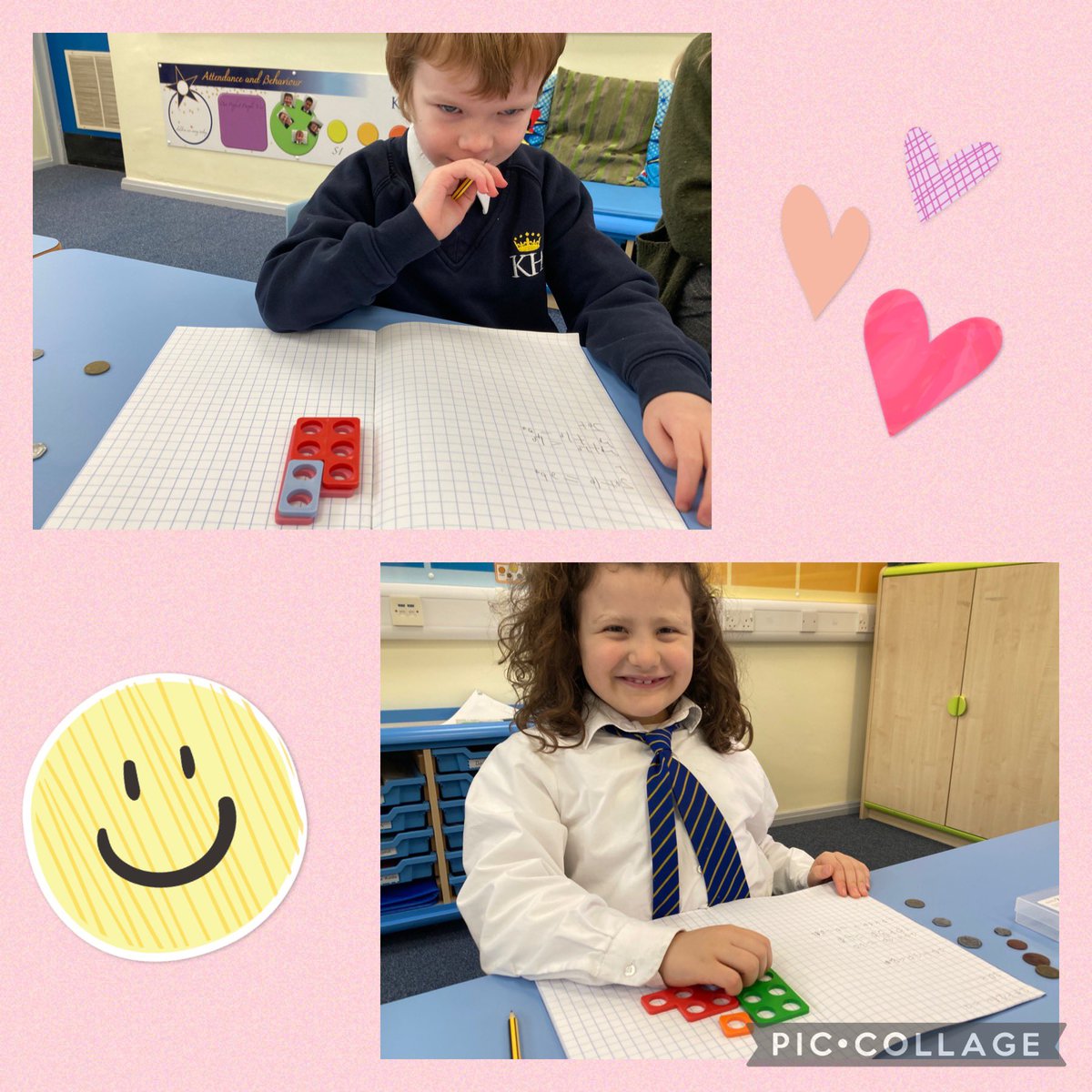 d_khpa's tweet photo. Using numicon to help use make amounts in money in #KHPATheHeart #money #nothreepencecoin #workinghard #yearthree #money #practicalresources https://t.co/pgVu7qUBT2