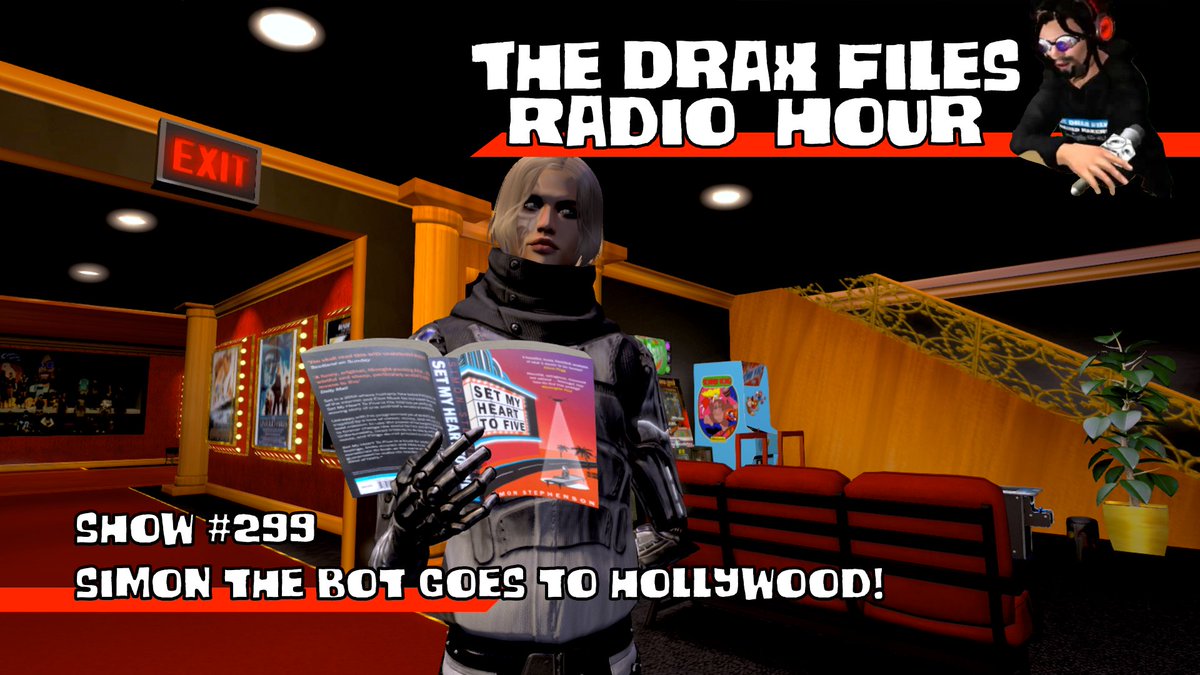 draxtor's tweet photo. and #DraxFiles Radio is out with @TheSimonBot talking "Set My Heart to Five" on the @SecondLife Book Club >> enjoy = https://t.co/wnjYLMHbdu https://t.co/zJyXTySKm2