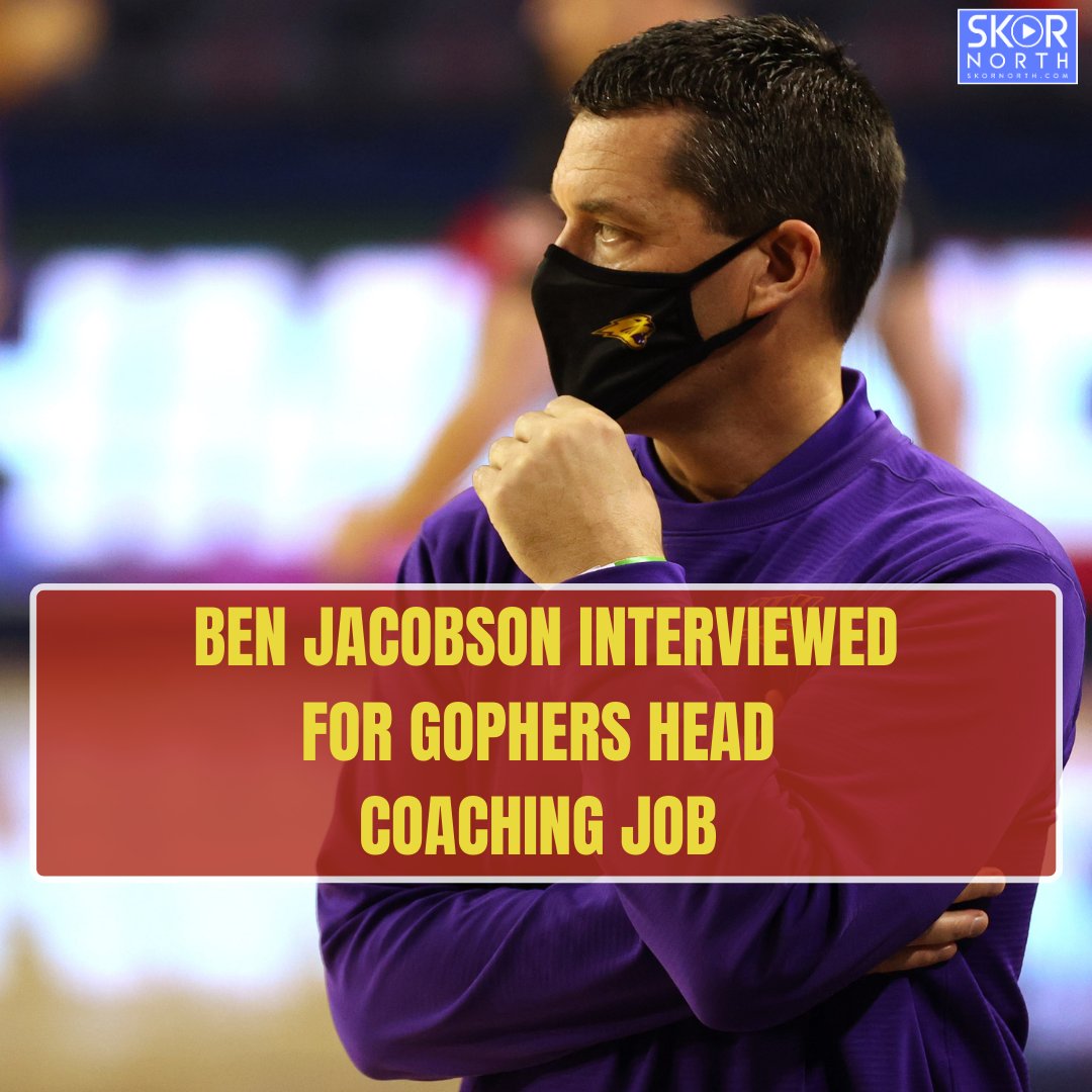 SKORNorth's tweet photo. The #Gophers interviewed Northern Iowa head coach Ben Jacobson over the weekend, according to @DWolfsonKSTP. https://t.co/YAV0HEST8r