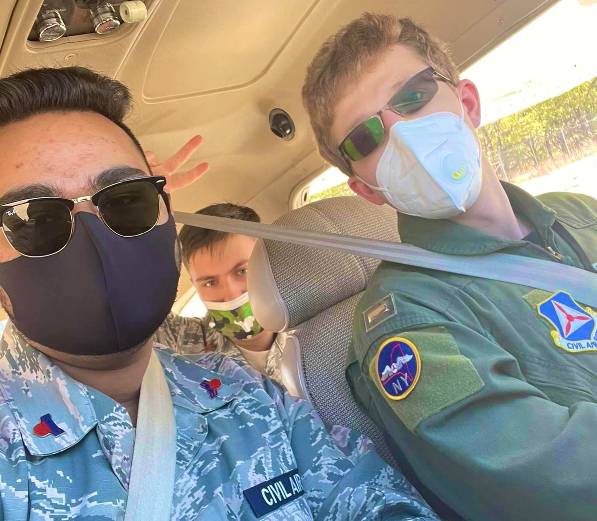 NYwingCAP's tweet photo. We’d like to thank Lt George Ogorodnik from @ny015cap for doing Cadet Gora of @ny147cap’s FIRST FLIGHT and @ny251cap for providing the support needed to get #Oflights running for our cadets.
#civilairpatrol #firstflight #capcadets #InThisTogether #NY #nyc #nytough https://t.co/s1uc7xmrUX