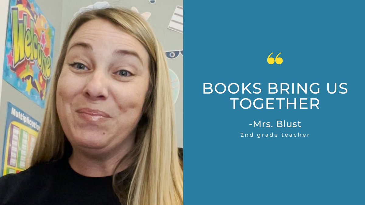 MrsMainero's tweet photo. Books bring us together! Tune in to hear Mrs. Blust share her #BecauseOfBooks story. π₯
https://t.co/tBvujH45Ri
#MarchIsReadingMonth #RCSReaders @RCSVirtual @rochcommschools https://t.co/dKD1wKIjii