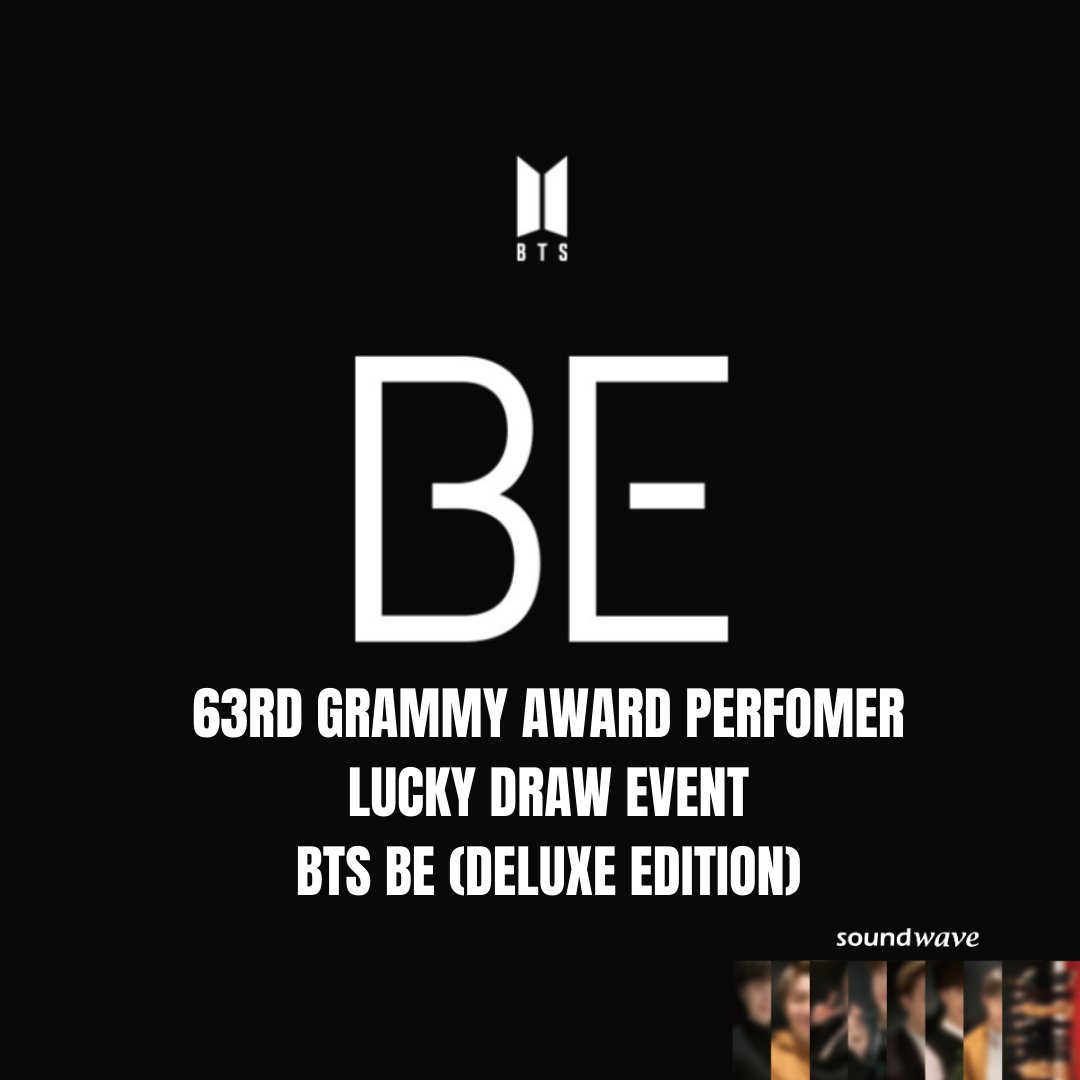 cokodive's tweet photo. BTS BE (Deluxe Edition) Lucky Draw Giveaway🎁
10 Winners (5 M2U, 5 Soundwave)💜
- Like this &amp; Follow @cokodive
- RT
- Comment which one you want :)
You can order Lucky Draws here👇
https://t.co/uLQDs3nk5a
https://t.co/uLQDs3nk5a https://t.co/Z2JrkaVcZN