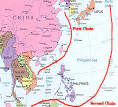 42/ where China can fully control (other way were blocked by the first island from Japan to Philippine, other depend on another country like Myanmar and Pakistan).