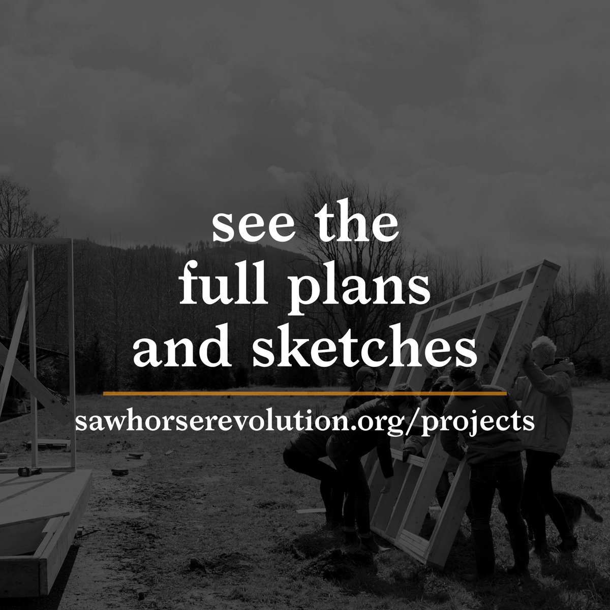 PALLET HOUSE - #1400challenge 

Sawhorse presents Pallet House, a shelter that can be quickly built in a moment of need for $1400. Faster to build than a tiny home and more durable than a tent, Pallet House is a protest camp dwelling, shelter on land, or a garden shed 🛠🌹🛠