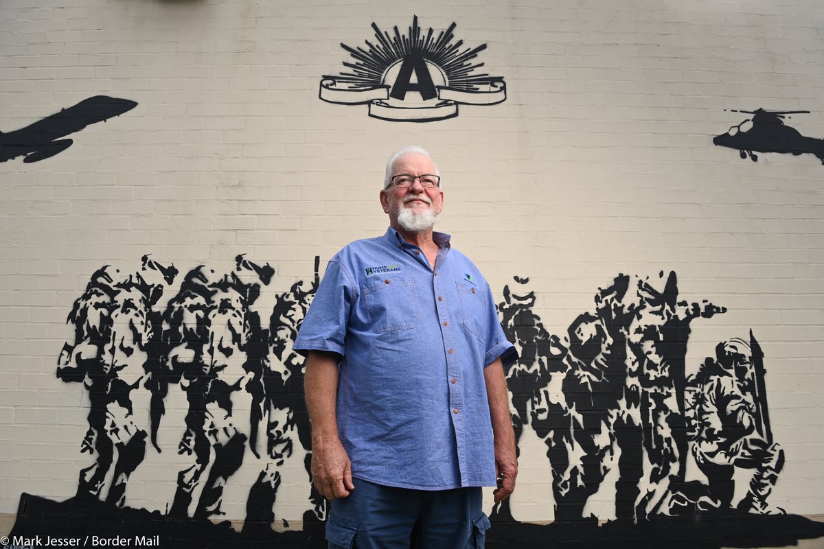 MarkJesser's tweet photo. 'We can't hide this': #AlburyWodonga support for veterans royal commission 📷 @bordermail https://t.co/rjNOq11zMD https://t.co/nHtVtp411b
