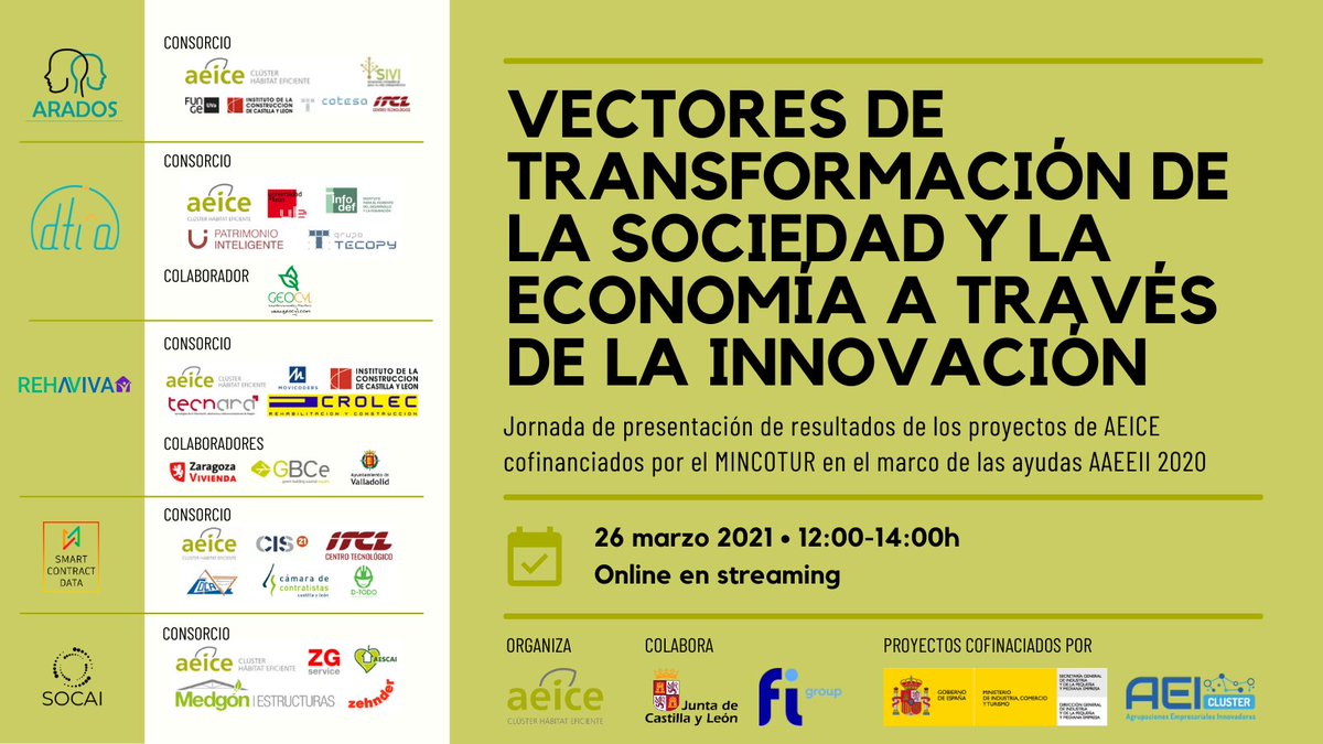 ClusterAeice's tweet photo. 👋 ¿Cuáles crees que son los parámetros de trabajo óptimo en #CalidaddeAireInterior para preservar la #salud de las #personas? #SOCAI te lo cuenta 🗣️
✅ #Jornada Vectores de transformación
📅 26 #marzo
🕛 12:00
📹 online
✍️ https://t.co/h5ee6Ytz0R https://t.co/wXzV74im9u
