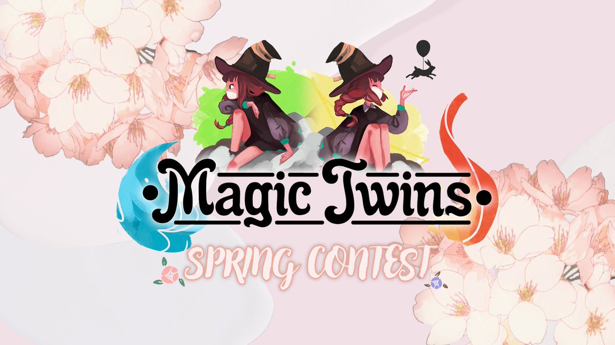 Spring is here!🌸

Magic Twins is the best game to play this season full of colour, so don't miss this opportunity! We have a special contest 💪

Do you want a Magic Twins key? Keep reading!
<a href="/FlyingBeastLabs/">A Rite From the Stars 💫 on all platforms</a> | #indiegame | #SpringBreak