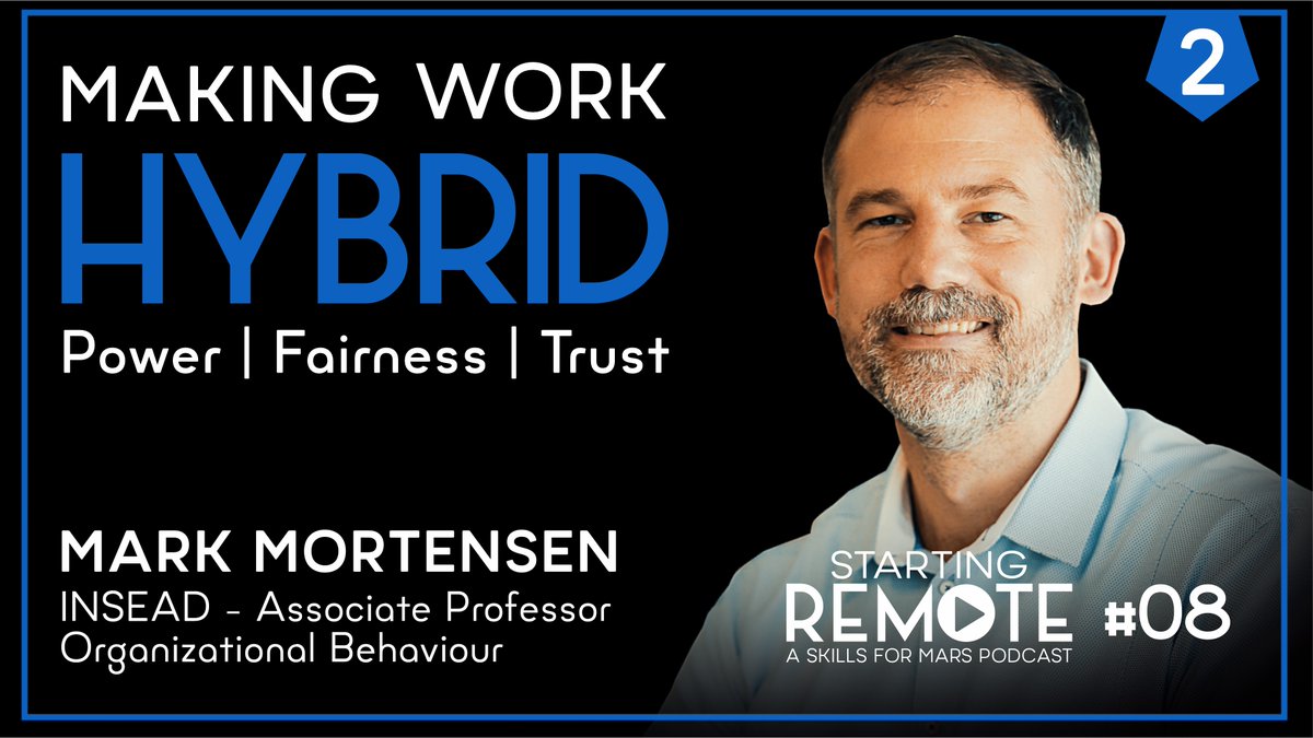 SkillsForMars's tweet photo. How can we make the #hybrid workplace successful?

Join @profmortensen (@INSEAD Professor of Organizational Behaviour) as we discuss the latest research on #hybridity: #power and #fairness, #trust, #performance, and #adaptation. 

https://t.co/bbNb9xm08l https://t.co/Da5UyWwRbb