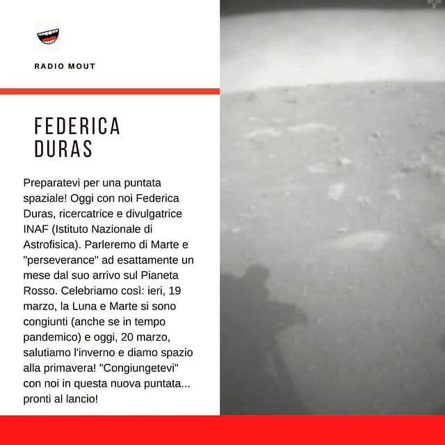 edu_inaf's tweet photo. Ve lo diciamo sempre che dietro #EduINAF c'è gente che non sta mai ferma, vero? E @DurasFederica questo fine settimana è stata quasi... ubiqua con l'intervista concessa a #RoadioMout parlando di #EduINAF, #Marte e quant'altro! Riascoltatela qui:

https://t.co/4yOaSjSaa3 https://t.co/Hl1qd2xNKU