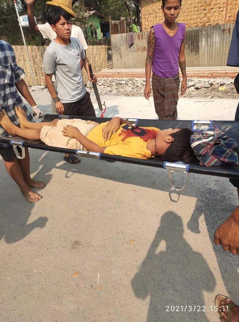 he's just 11 years old. Got shot and dead. He's just a child

#Myanmar 
#Mandalay 
#MilitaryCoupInMyanmar