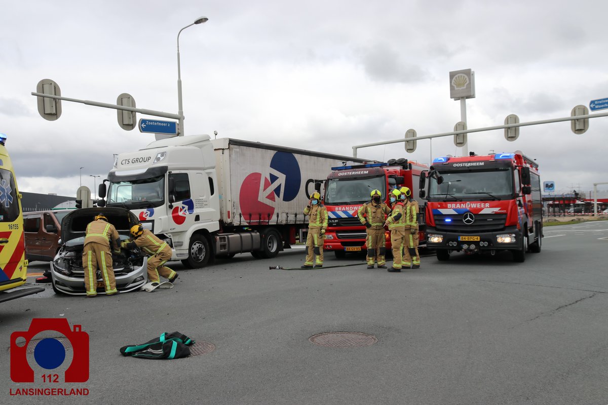Melding brandweer Facetlaan Bleiswijk inzake ongeval