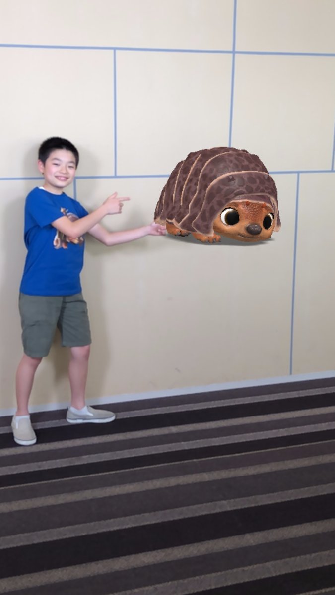 ディズニー スタジオ アニメーション 公式 ラーヤと龍の王国 日本版 シスー 役 高乃麗さんとキッズ実業家ブーン役 斎藤汰鷹さんが Arカメラエフェクトを体験 ラーヤ のように トゥクトゥク と一緒に歩こう トゥクトゥクフィルター