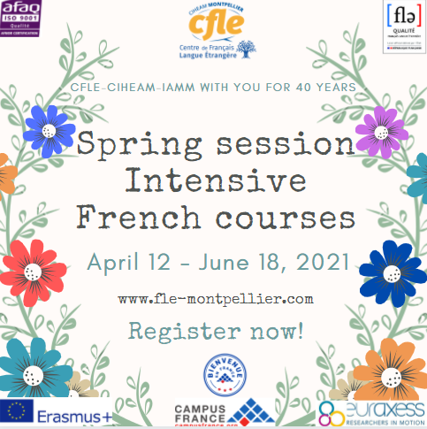 CIHEAMIAMM's tweet photo. 🇫🇷 Intensive French courses in Montpellier
Are you ready? 🌸Our spring session is coming ... Discover and learn French with us!
Register quickly 👇
https://t.co/ttPoEaJR08 

#intensiveFrench #FrenchCourses #LearnFrench #Montpellier #Occitanie https://t.co/PecXFm9zRj