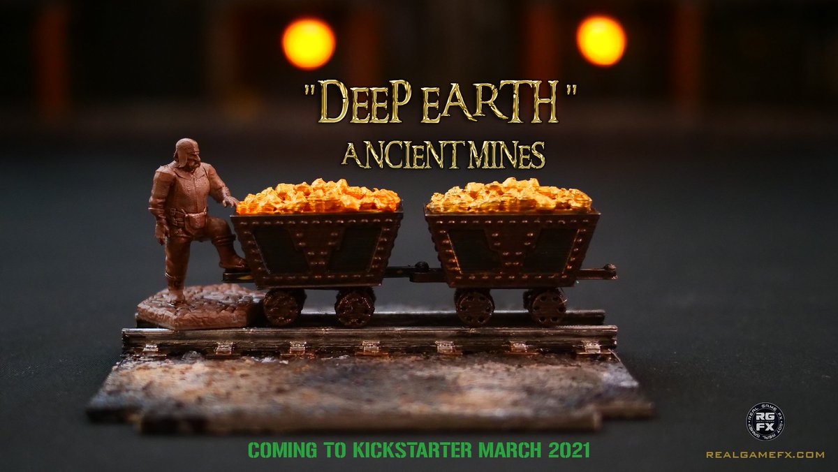 RealGameFX's tweet photo. This is a free stl model we will be giving away on our Kickstarter titled Deep Earth Very soon, maybe this week ish:-) We will be sending out a newsletter update announcing it so if you haven't signed up to be notified make sure you go to our website at https://t.co/A6hEy204kV https://t.co/usYkxIiJGE