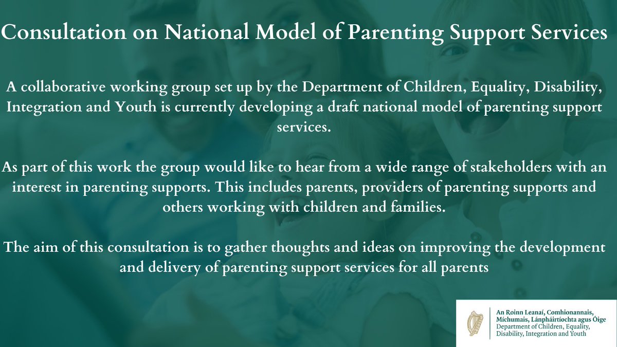 Department of Children, Disability and Equality tweet media