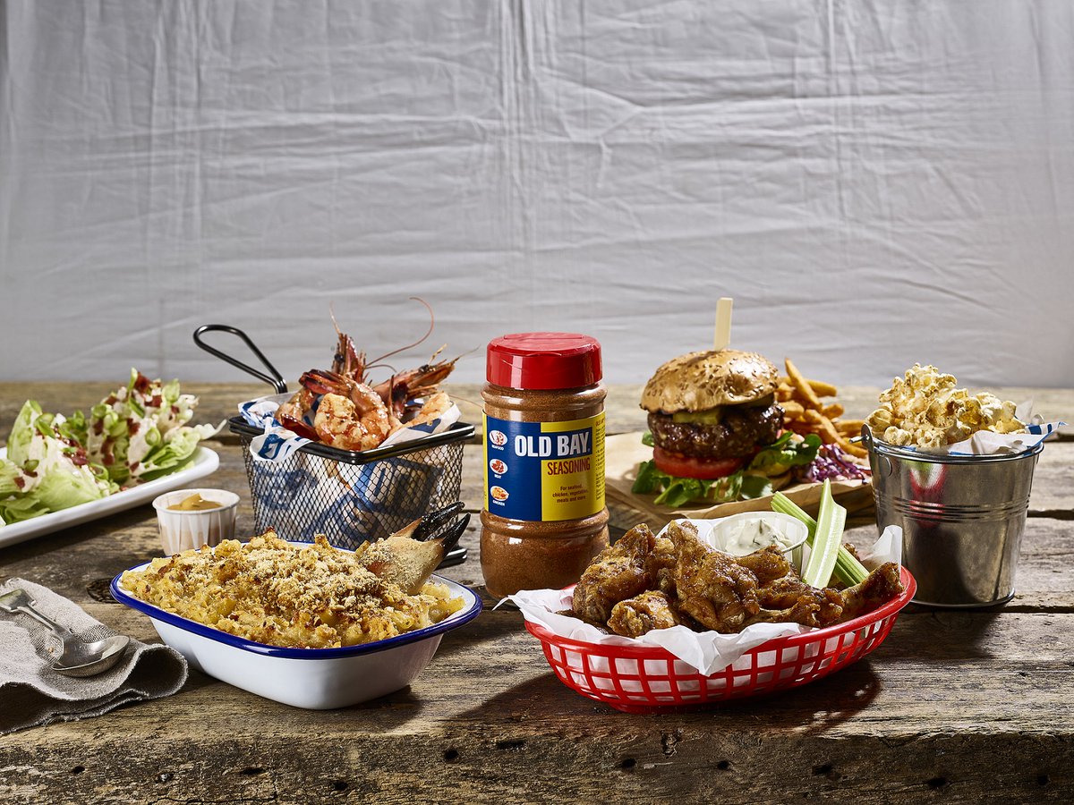 MCFlavourHouse's tweet photo. Starters, sides, drinks, mains, salads, soups… Old Bay's blend of 18 spices is the easiest way to add flavour to well, anything https://t.co/BgPGARTBGU