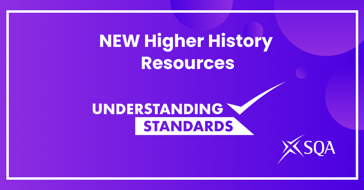 sqanews's tweet photo. NEW - Understanding Standards Webinar for Higher History is now available to teachers and lecturers. To access these resources please visit - https://t.co/t8clciegxl #SQA #Understandingstandards #SQAHistory https://t.co/yUxkxEjwMW