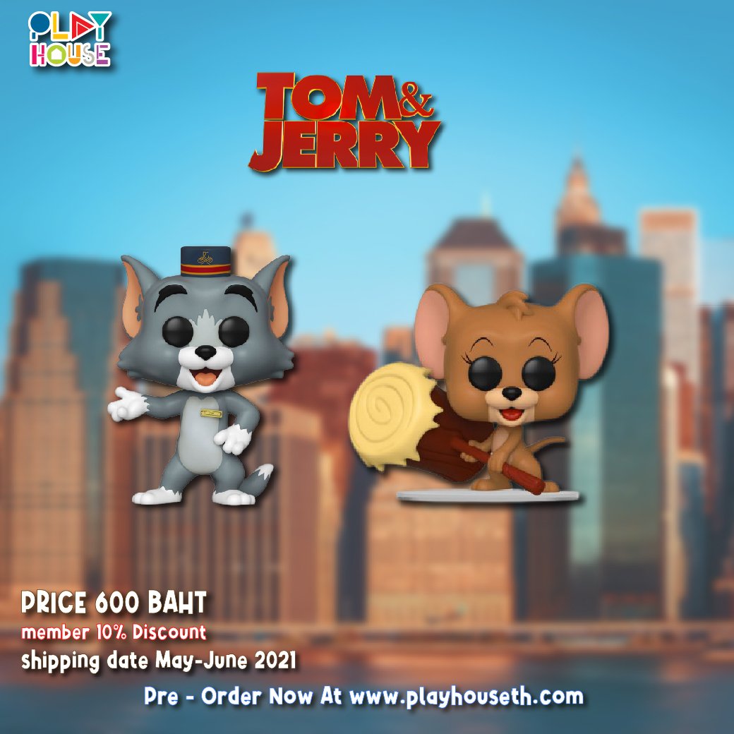 playhouseth's tweet photo. PRE-ORDER FUNKO POP หลายแบบ กดเลยๆที่ Pre-Order at https://t.co/Hmuk9XqXaj 
#ตลาดนัดมายฮีโร่ #GodzillaVsKong #TomAndJerryMovie https://t.co/JLZUvO9FwM