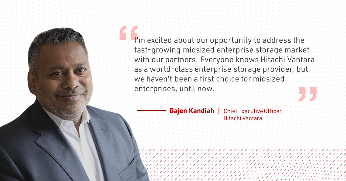 Read Gajen Kandiah’s thoughts on what’s in store for Channel Partners and Hitachi Vantara alike in CRN’s CEO outlook here: ow.ly/76DX102C1td #Now2Next #midrange